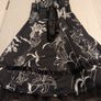 beautiful black floral halter neck dress Image 2
