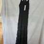 MinkPink Black Lace Mesh Maxi Dress Image 4