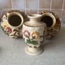 Pair Indian Tree Handpainted Vases HJ Wood Staffordshire Image 8