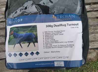 6'3 Gallop Duo Turnout.Heavyweight.New