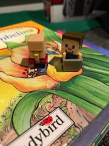 minecraft mini fig guys x2