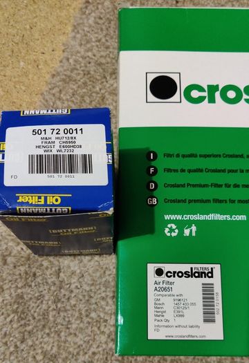 VAUXHALL Corsa Oil filter / Air filter