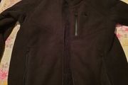 black new balance fleece sherpa lined small jacket