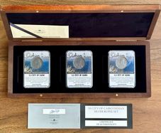 SS City Of Cairo Indian Silver Rupee Coin Set