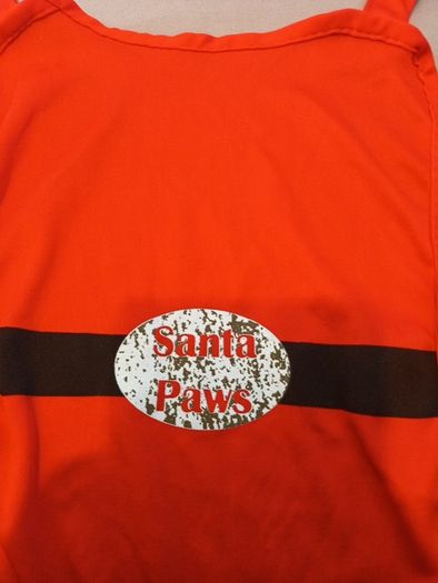Small santa dog coat