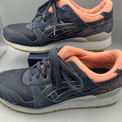 Womens Asics Gel Lyte 3 Blue Casual Lace Walking Sports Trainers