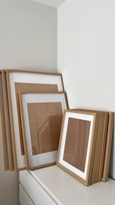 oak photo frame
