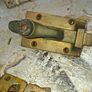 Antique Brass Door Lock Bolts Etc., Postage available or Collection Image 6