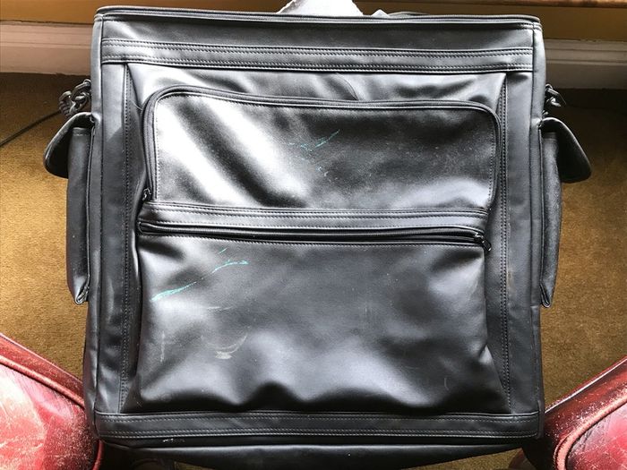 Vintage retro word processor computer case