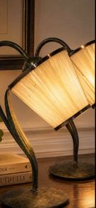 2 x vintage lamps