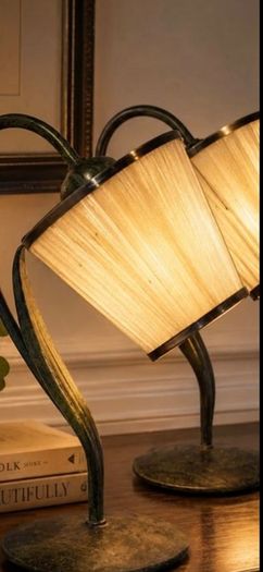 2 x vintage lamps