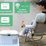 12.8L Car Fridge Freezer Portable Compressor Cooler, 12V/24V DC & 100 240V AC Mini Refrigerator for Camping, RV, Truck, Boat, Travel, Picnic, Home Use Image 2