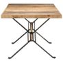 Dining Table 180x90x76 cm Rough Mango Wood Image 5
