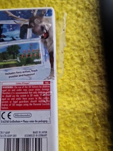 Disney Frozen Olaf s Quest Nintendo 3ds games Original