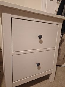 White Bedside Lockers