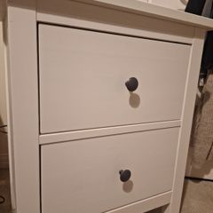 White Bedside Lockers