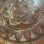 Old Hardwood Carved Tray Image 3