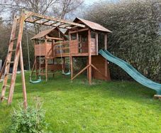 Megafort mountain jungle gym climbing frame play centre