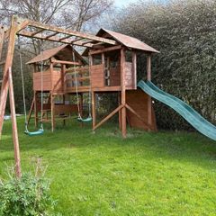 Megafort mountain jungle gym climbing frame play centre