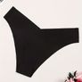 Women's Sexy "I Love My Husband" Heart Print Black Panty - Comfortable Breathable Polyamide Briefs (1 Pc) Free inspection Image 4