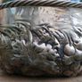 Vintage Continental Embossed Silver Plated Large Basket Image 3