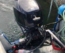 Tohatsu fisherman 15hp battery and pull start