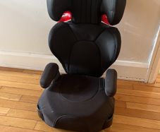 High back booster car seat