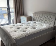 Double ottoman bed