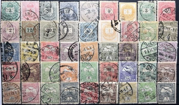 Hungary 19th century antique stamps lot