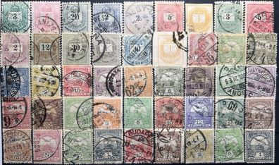 Hungary 19th century antique stamps lot