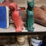 Vintage Wooden Dog & Cat Image 2