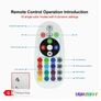 5050RGB LED Strip 24-Key Infrared Remote Control Multi-Color Adjustable Rainbow Changing Flexible LED Strip Image 3