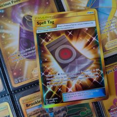 Spell Tag ! Secret Rainbow Rare ! from Lost Thunder Set ! 2018 ! Pokemon Card !