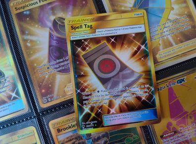 Spell Tag ! Secret Rainbow Rare ! from Lost Thunder Set ! 2018 ! Pokemon Card !