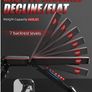 Adjustable Weight Bench - Utility Weight Benches for Full Body Workout, Foldable Incline/Decline Bench Press for Home Gym (FREE POSTAGE) Image 5