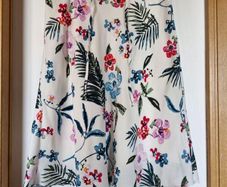 KappAhl Summer Skirt Off white/mutli colour s.46/18