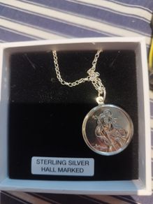 Sterling silver st Christopher