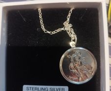 Sterling silver st Christopher
