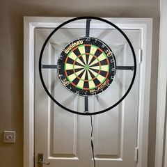 dartboard surround with L E D lights built in