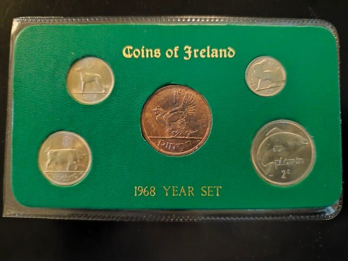 1968 UNC Predecimal Coin Set