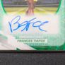Frances Tiafoe Green Geometric Autograph Refractor 30/99 2026 Topps Chrome Tennis Image 2