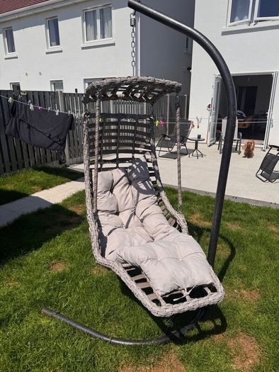 EZ Living Furniture - grey  Egg  lounge chair
