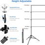 Photography Backdrop Stand Adjustable Background Support System Kit Backdrop Frame with Carry Bag for Photo Studio Video Birthday Wedding Party (2.8x3m/9.2x10ft+Clamps) Image 7