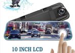 Car DVR Dash Camera 10 Inch Streaming RearView Mirro 1080P Video Recorder
