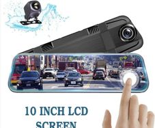 Car DVR Dash Camera 10 Inch Streaming RearView Mirro 1080P Video Recorder