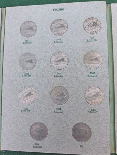 Irish Coin Library Florins, Halfcrowns