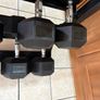 Rubber Hex Dumbbell Full Collection And Solid 3 Tier Dumbbell Storage Rack, No Offers Below Asking! Image 9
