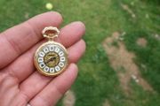 Vintage Ingersoll women's wind-up pocket watch (works well)