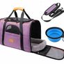Pet Carrier Bag, Portable Cat Carrier Bag Top Opening, Removable Mat and Breathable Mesh, Foldable Cat Carrier Transport Bag for Dogs and Cats (MULTIPLE COLOURS/SIZES) Image 2