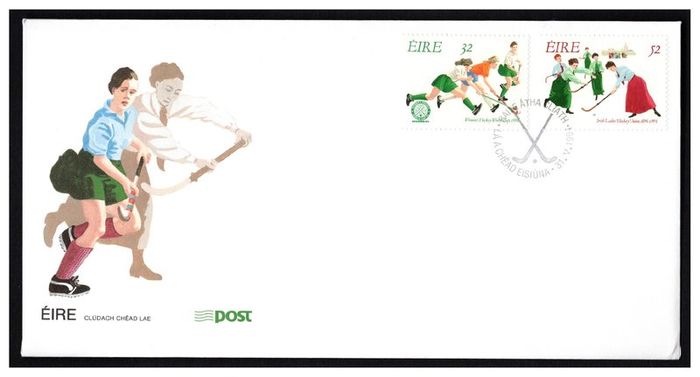 1994 Ireland Women's Hockey World Cup, Dublin & Centenary of Irish Ladies Hockey Union Commemorative Stamps  An Post First Day Cover (FDC)